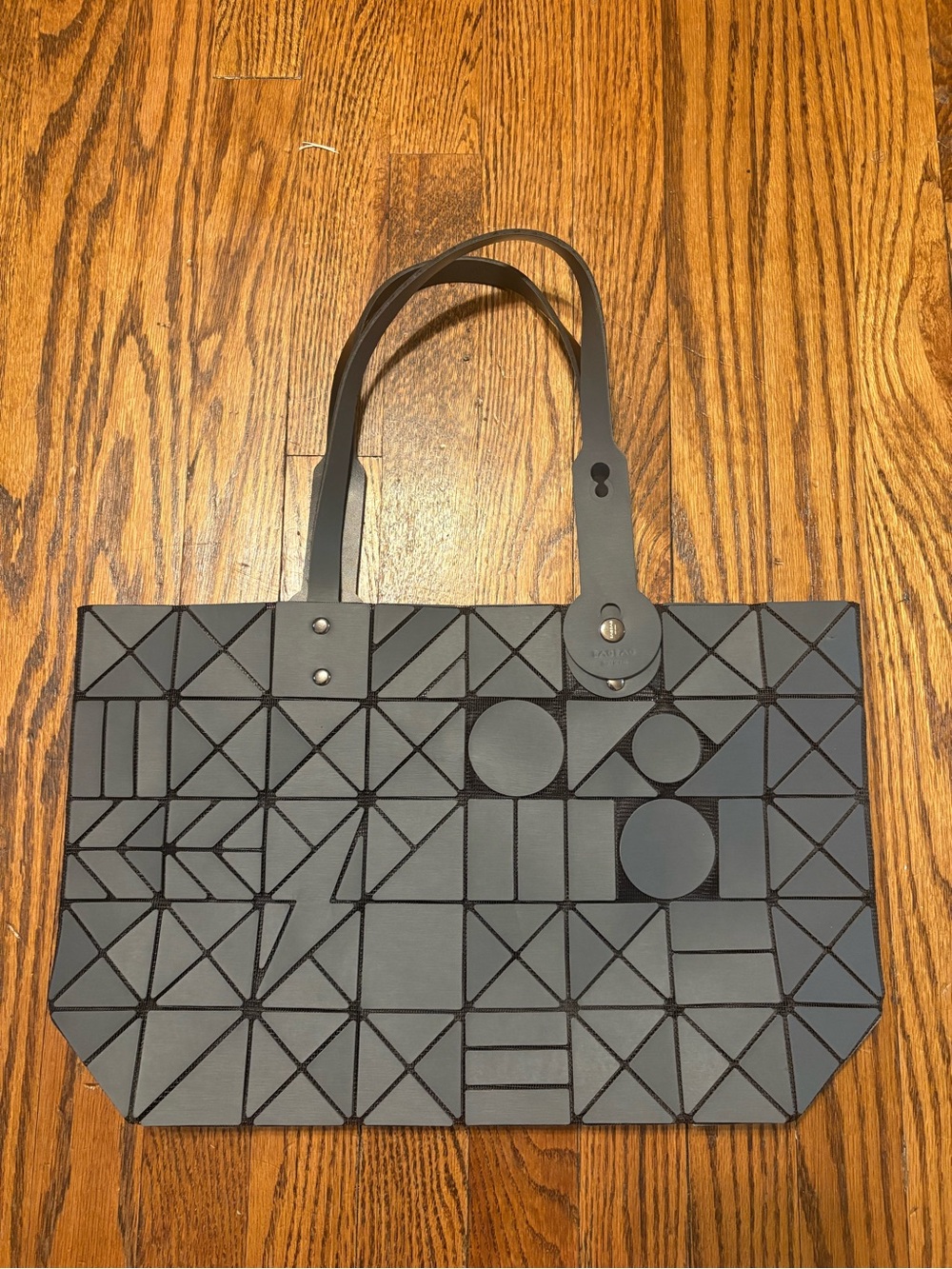 Issey Miyake Bao Bao Black Geometric Tote Bag